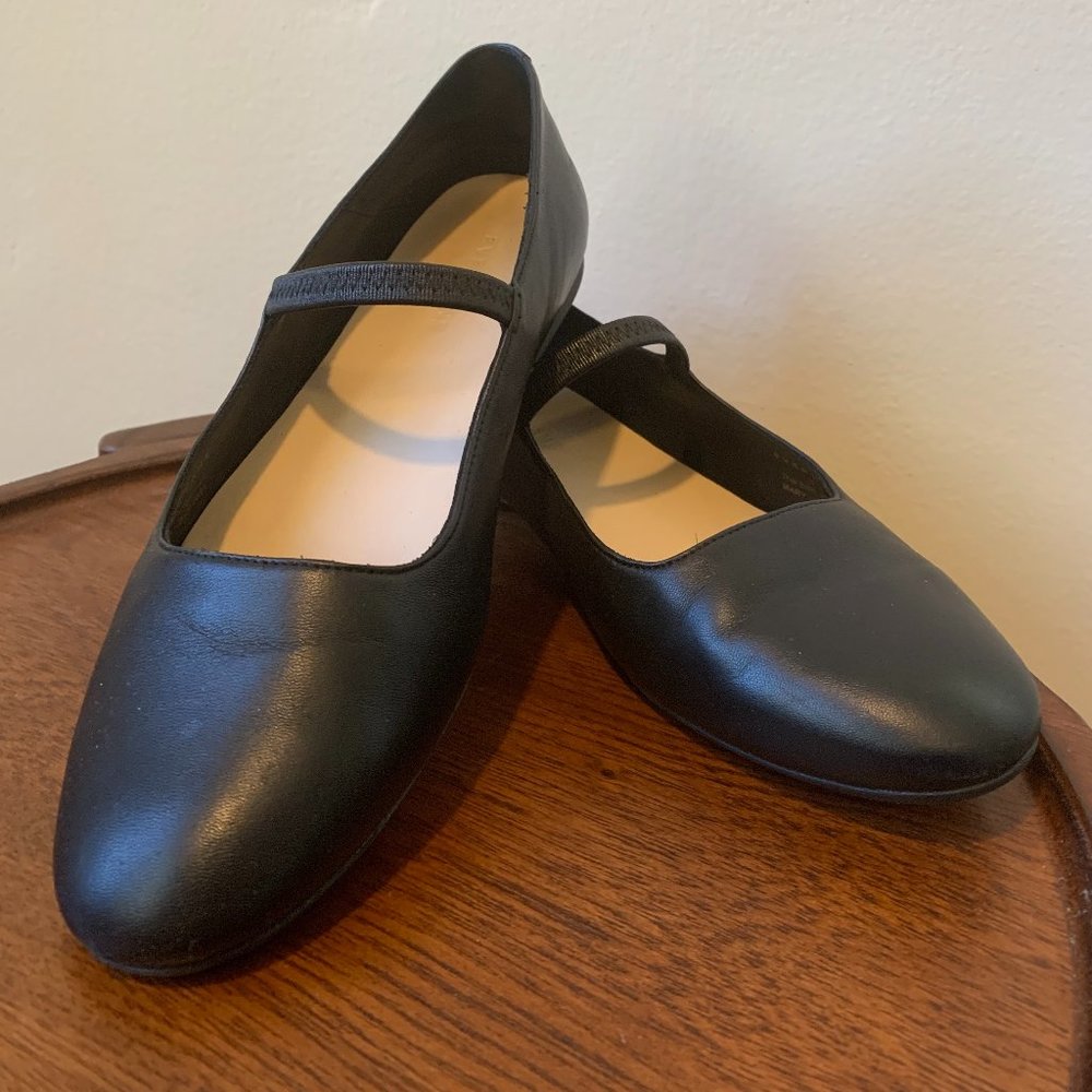 Everlane Mary Jane Black Flats Size 8